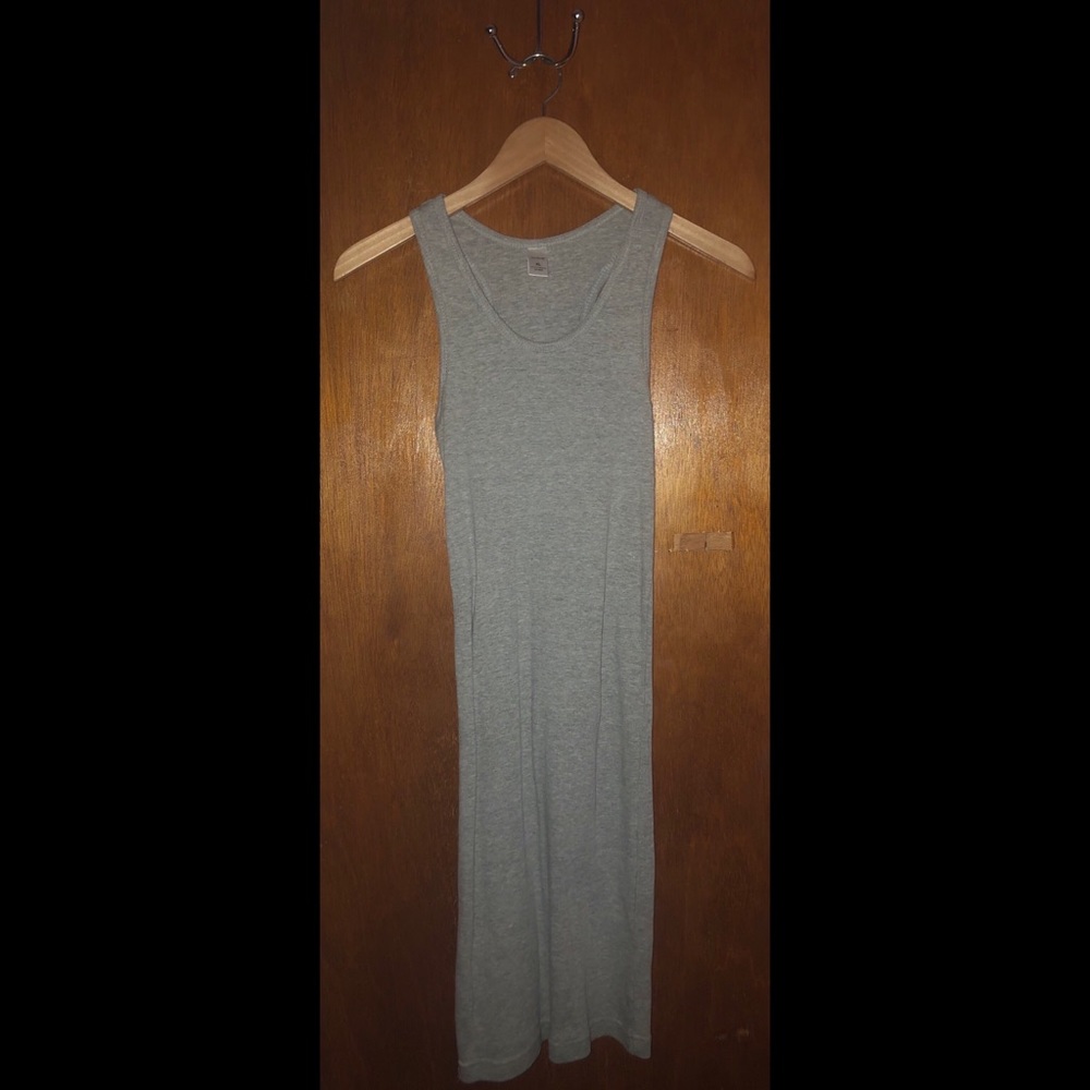 Long gray dress